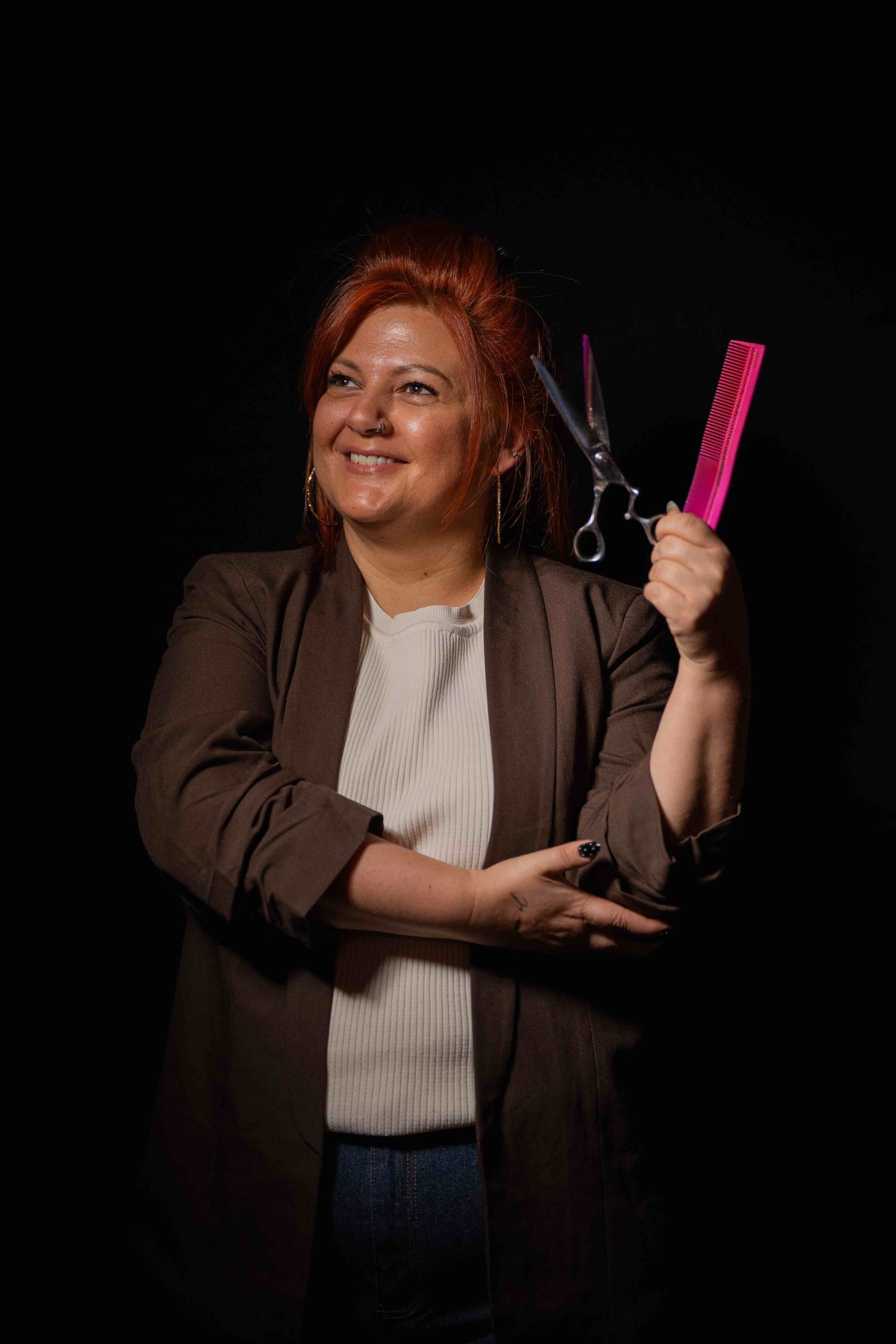 fanny kapster en zaakvoerder bij hair by fanny